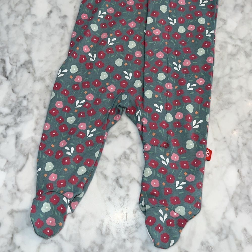 NWT MAGNETIC ME WREN ORGANIC COTTON MAGNETIC FOOTIE - Picture 7 of 8